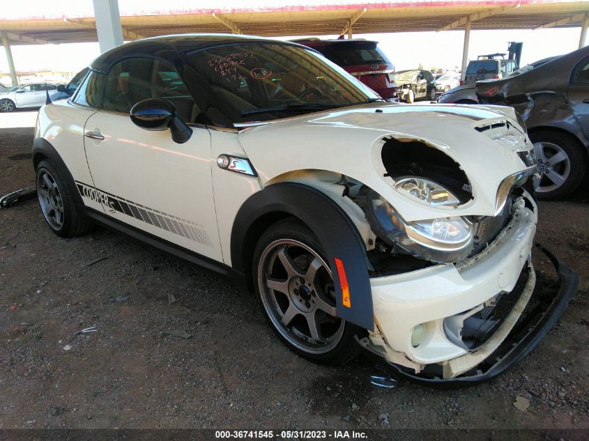 2013 MINI COOPER COUPE S - WMWSX3C51DT466731