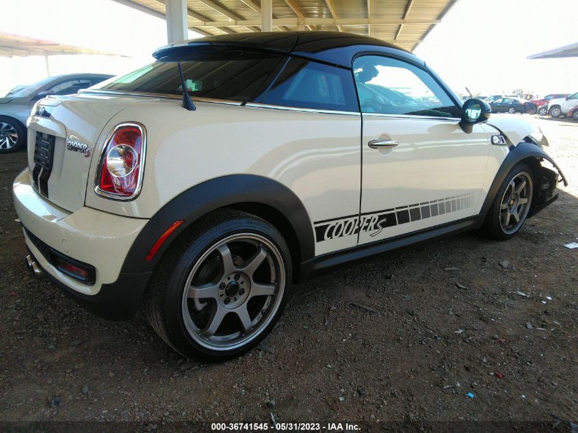 2013 MINI COOPER COUPE S - WMWSX3C51DT466731