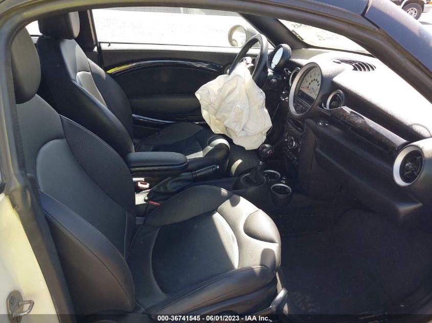 2013 MINI COOPER COUPE S - WMWSX3C51DT466731
