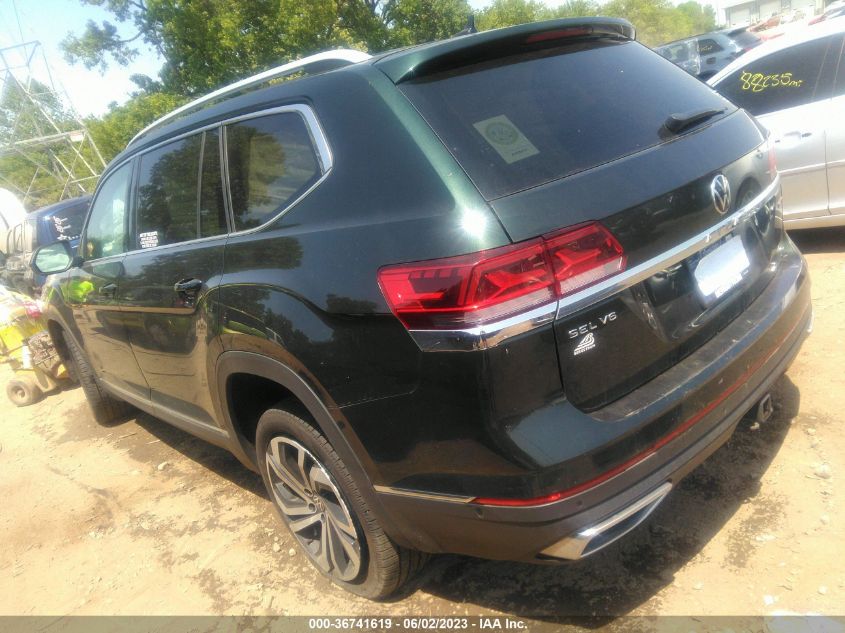 2021 VOLKSWAGEN ATLAS 3.6L V6 SEL PREMIUM - 1V2TR2CA9MC521997