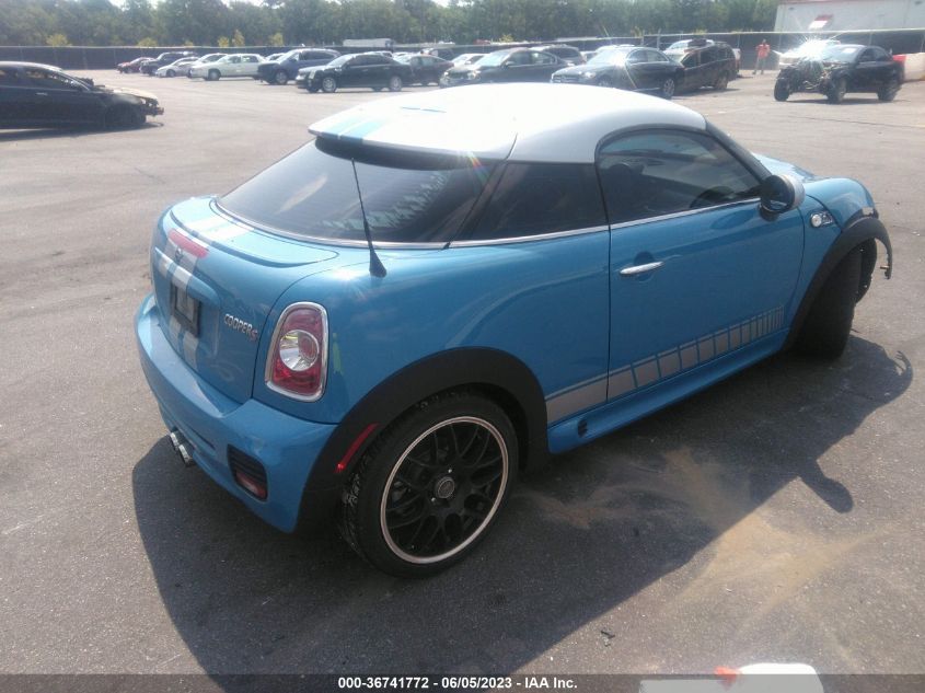 2014 MINI COOPER COUPE S - WMWSX3C5XET772781