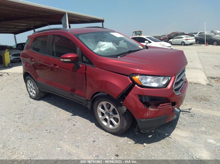 2018 FORD ECOSPORT SE - MAJ3P1TE8JC229053