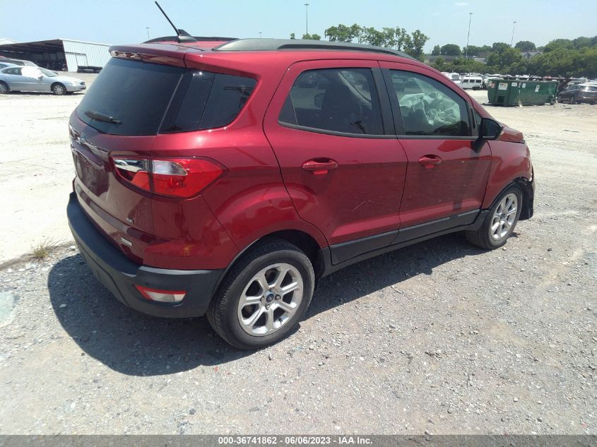 2018 FORD ECOSPORT SE - MAJ3P1TE8JC229053