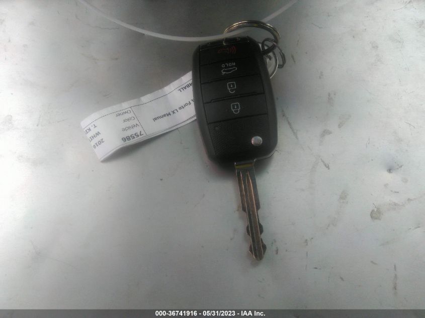 2016 KIA FORTE LX - KNAFX4A60G5538868