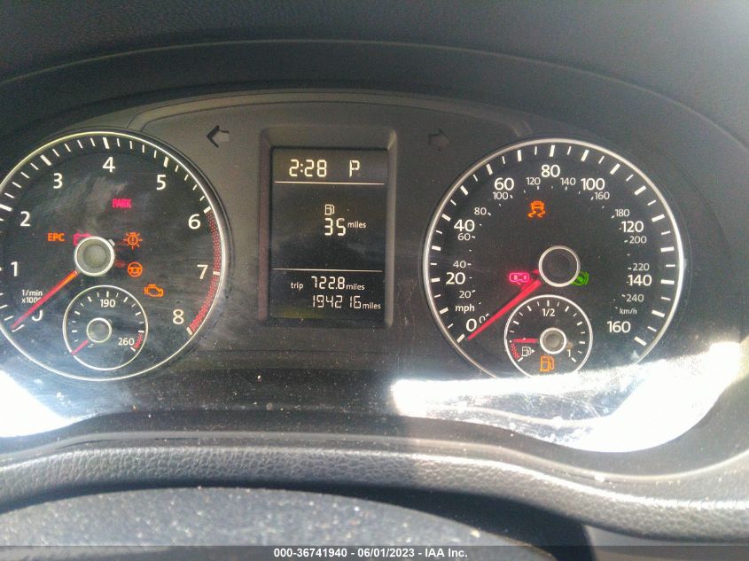 2015 VOLKSWAGEN PASSAT 1.8T WOLFSBURG ED - 1VWAT7A3XFC047540