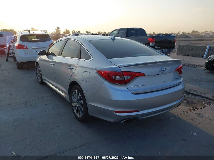 2015 HYUNDAI SONATA 2.4L SPORT - 5NPE34AF2FH047095