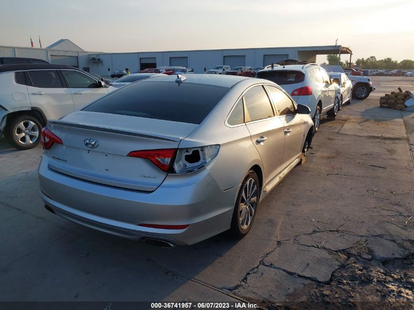 2015 HYUNDAI SONATA 2.4L SPORT - 5NPE34AF2FH047095