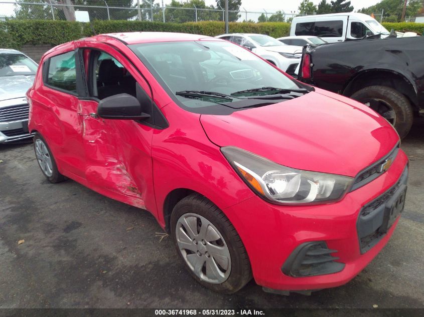 2016 CHEVROLET SPARK LS - KL8CB6SA6GC628937