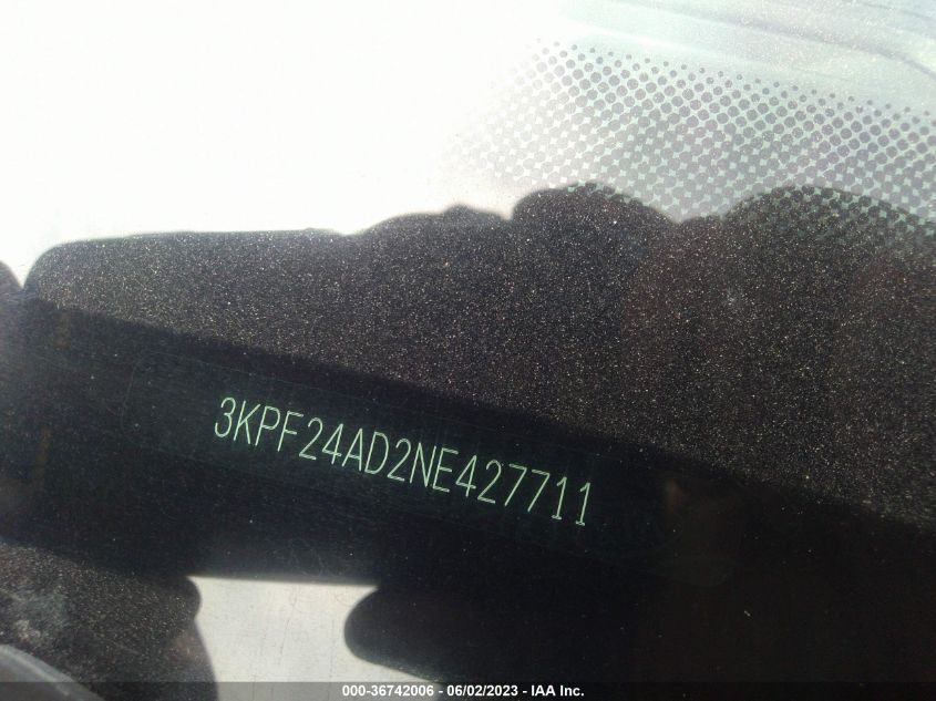 2022 KIA FORTE LXS - 3KPF24AD2NE427711