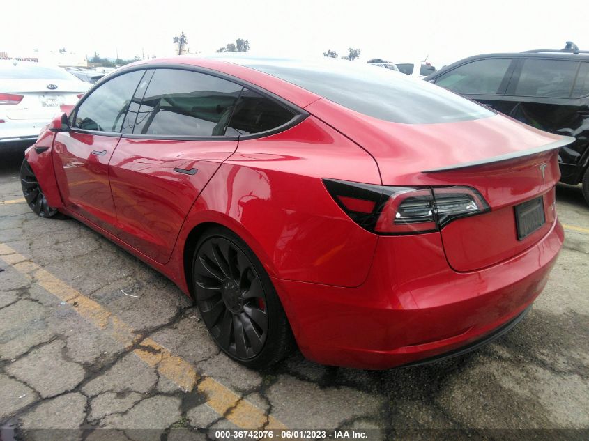 2021 TESLA MODEL 3 PERFORMANCE - 5YJ3E1EC8MF875048