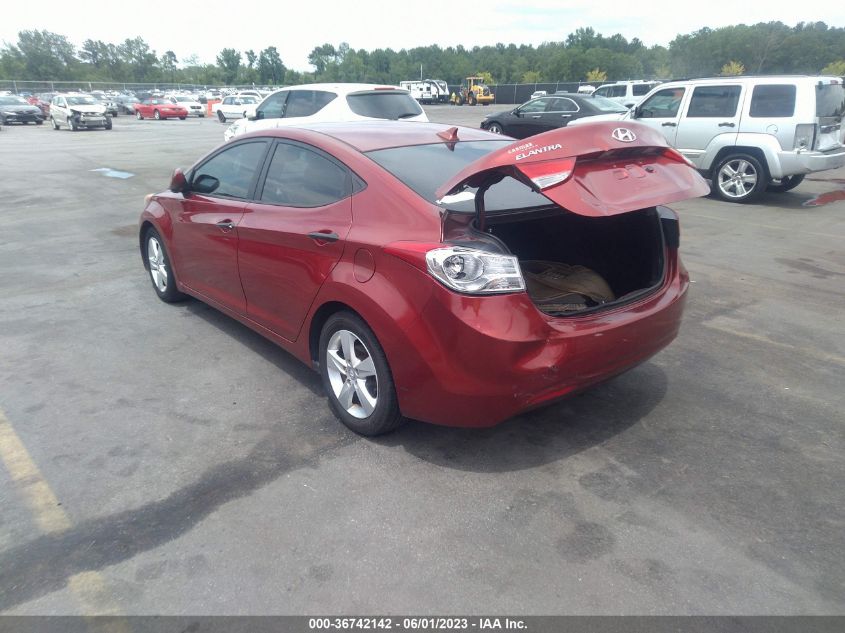 2013 HYUNDAI ELANTRA GLS - 5NPDH4AE1DH291256