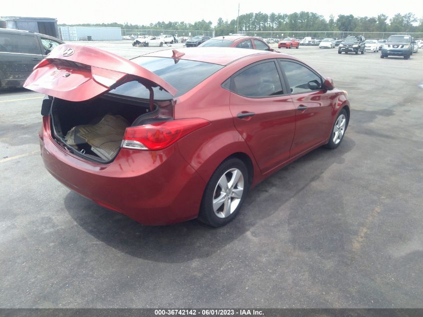 2013 HYUNDAI ELANTRA GLS - 5NPDH4AE1DH291256