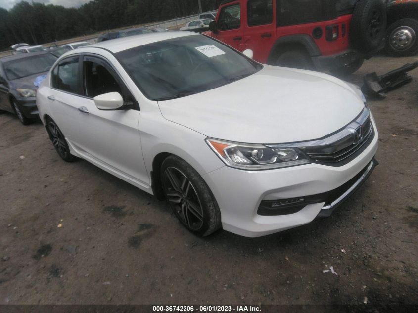 2017 HONDA ACCORD SEDAN SPORT SE - 1HGCR2F1XHA029124