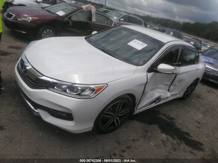 2017 HONDA ACCORD SEDAN SPORT SE - 1HGCR2F1XHA029124