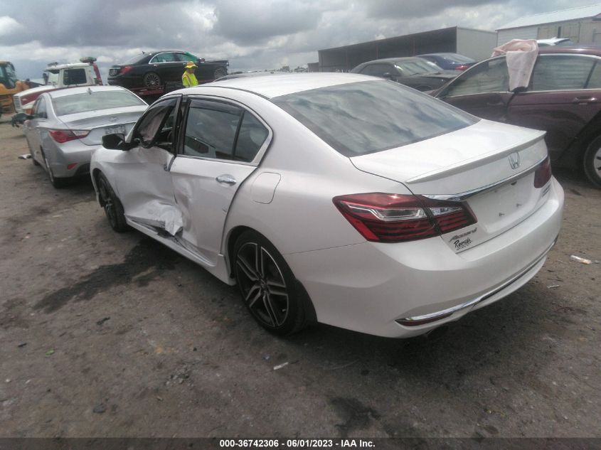 2017 HONDA ACCORD SEDAN SPORT SE - 1HGCR2F1XHA029124
