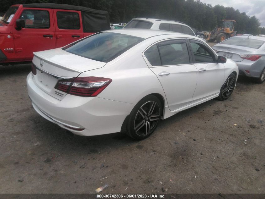 2017 HONDA ACCORD SEDAN SPORT SE - 1HGCR2F1XHA029124