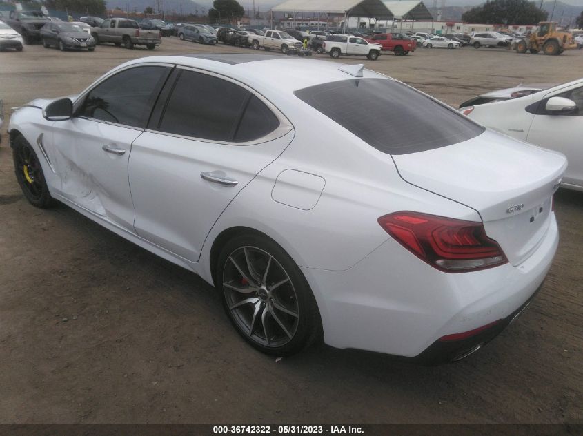 2019 GENESIS G70 3.3T ADVANCED - KMTG74LEXKU034517