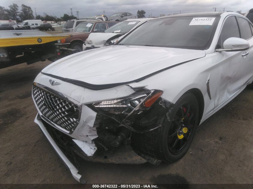 2019 GENESIS G70 3.3T ADVANCED - KMTG74LEXKU034517