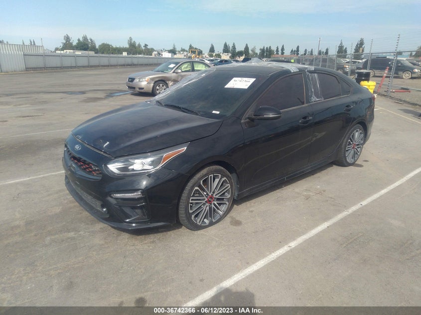 VIN 3KPF44AC9ME415975 2021 KIA FORTE GT