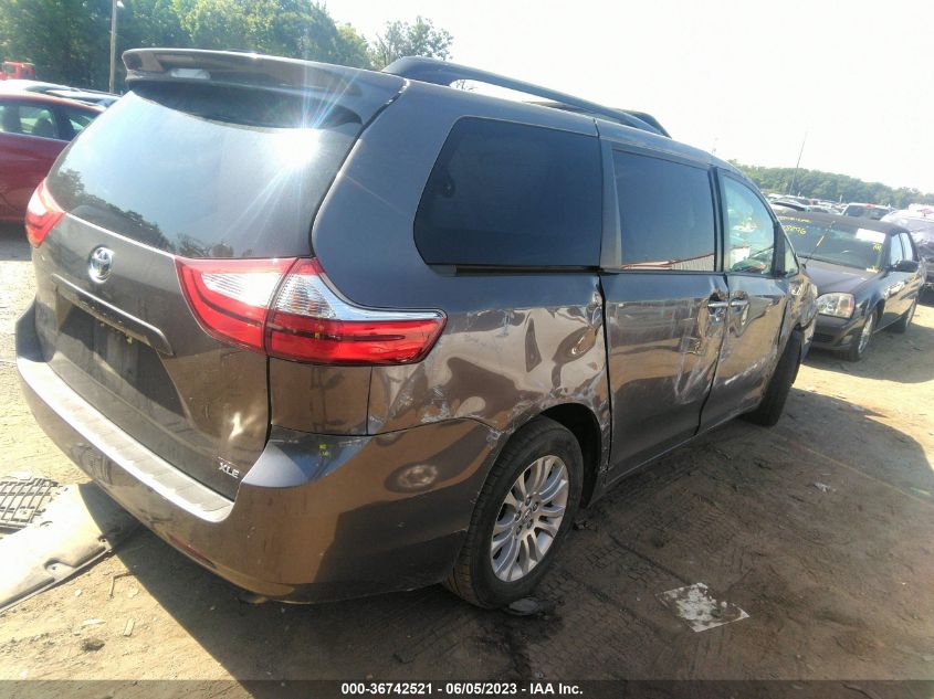 2015 TOYOTA SIENNA XLE/XLE AAS/LTD - 5TDYK3DC4FS584587