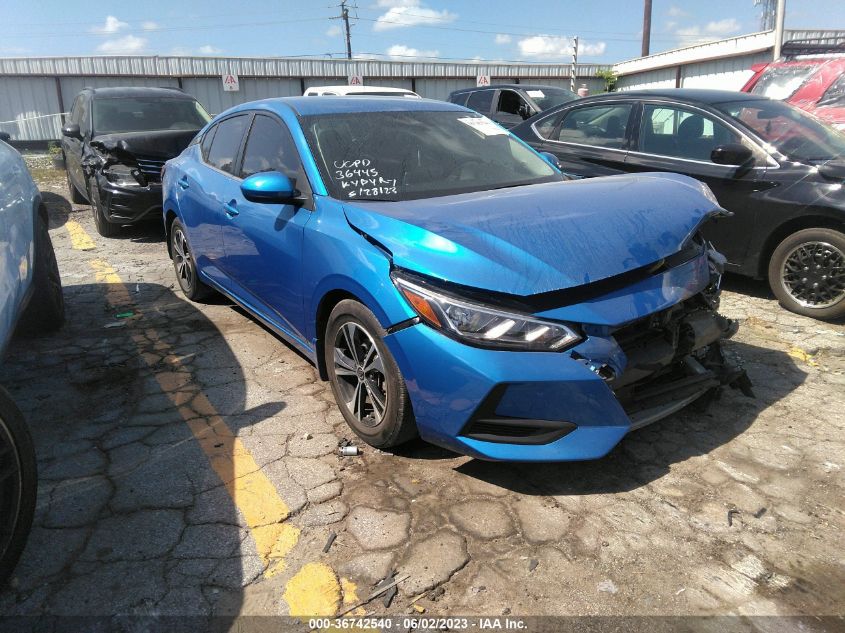 2022 NISSAN SENTRA SV - 3N1AB8CV8NY246413