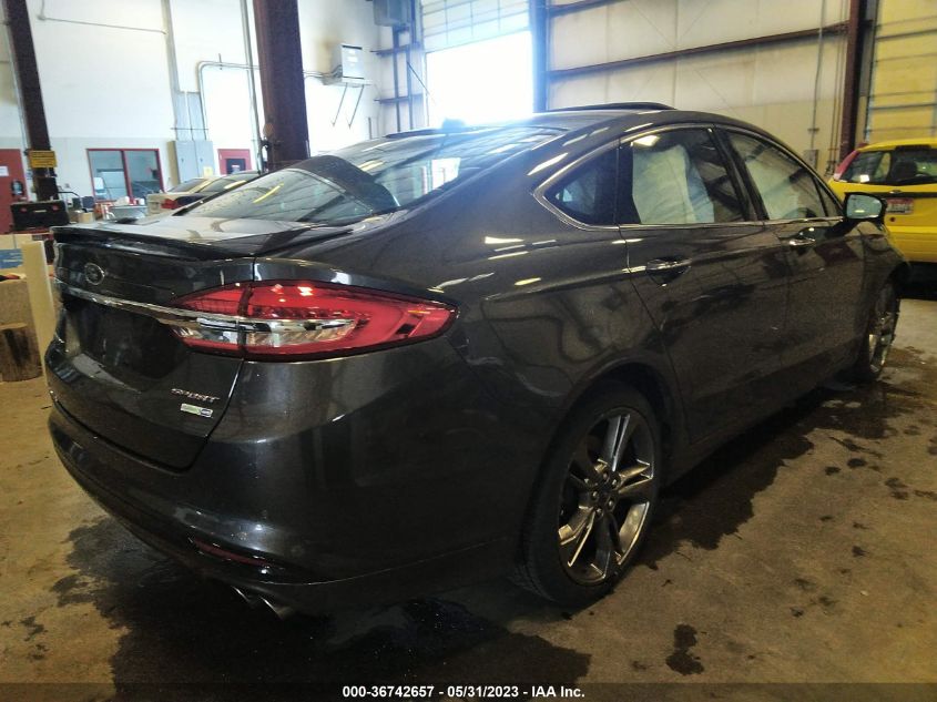 2017 FORD FUSION SPORT - 3FA6P0VP6HR373296