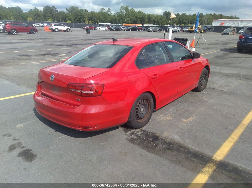 2015 VOLKSWAGEN JETTA SEDAN 1.8T SE - 3VWD17AJ7FM226537