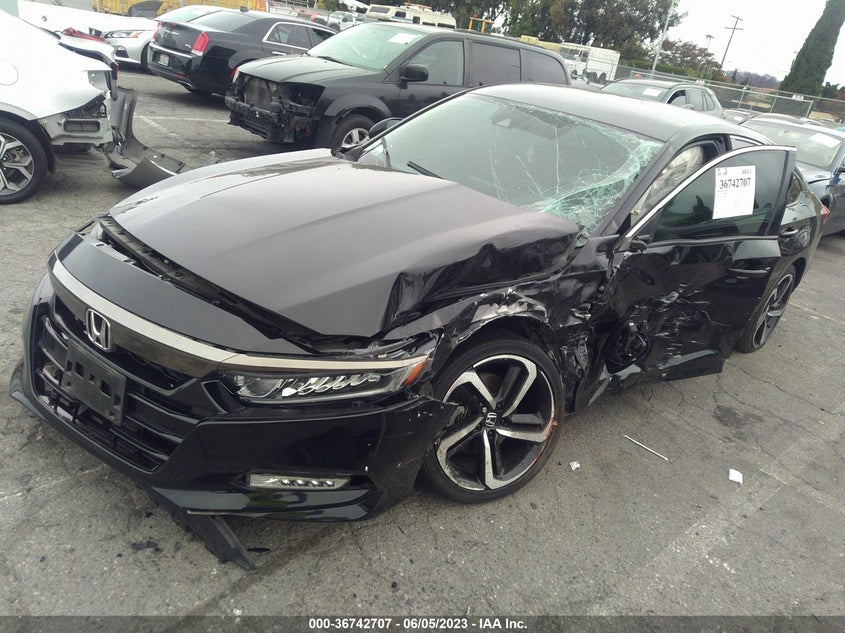 VIN 1HGCV1F36KA090727 2019 HONDA ACCORD SEDAN SPORT 1.5T