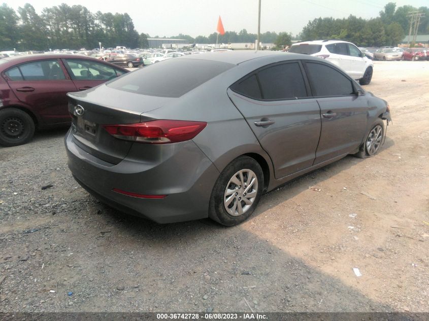 2018 HYUNDAI ELANTRA SE - KMHD74LF0JU578710