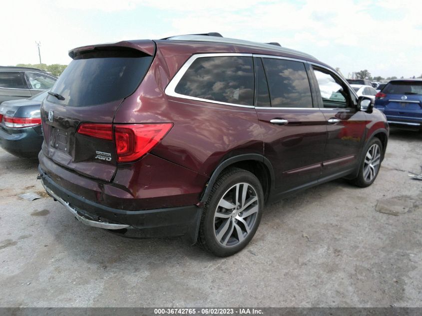 2018 HONDA PILOT TOURING - 5FNYF6H93JB046285