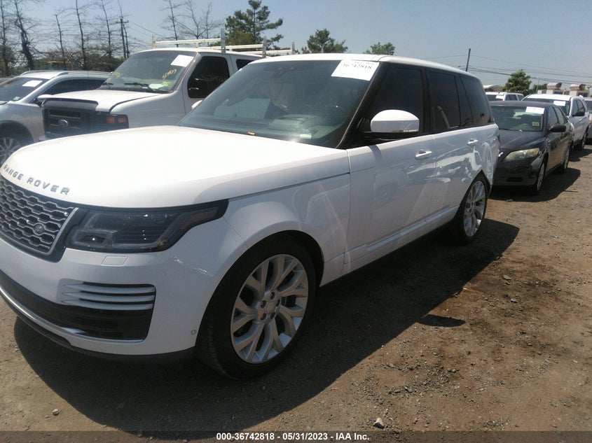 VIN SALGS2SVXKA544105 2019 LAND ROVER RANGE ROVER HSE