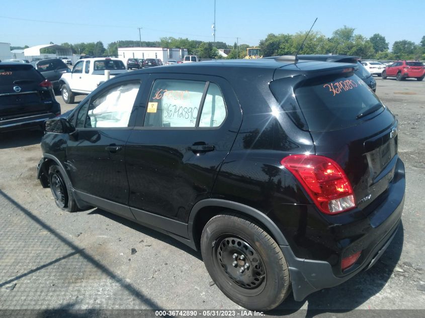 2019 CHEVROLET TRAX LS - 3GNCJKSBXKL122432
