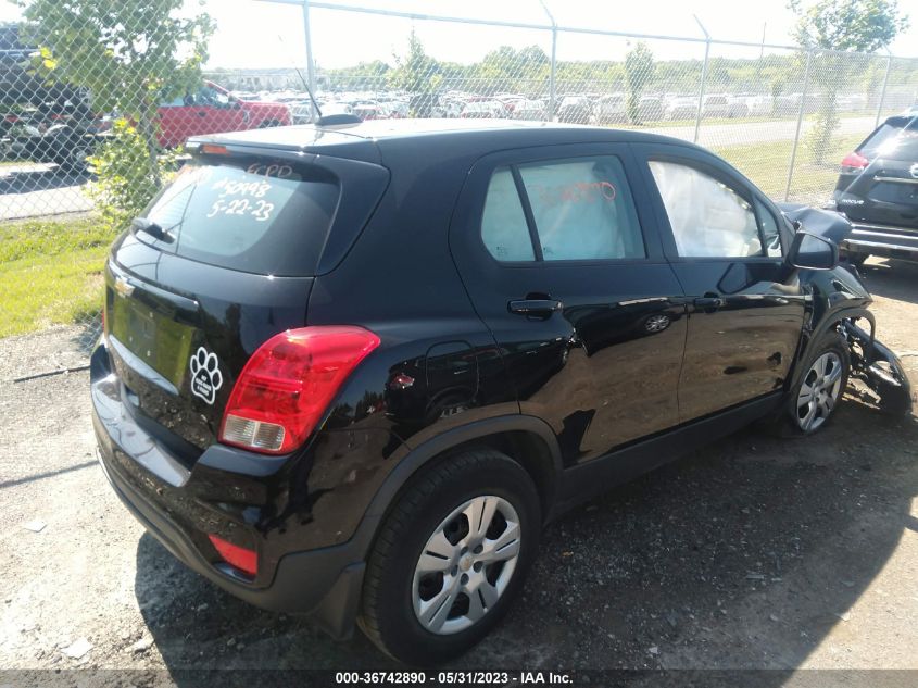 2019 CHEVROLET TRAX LS - 3GNCJKSBXKL122432