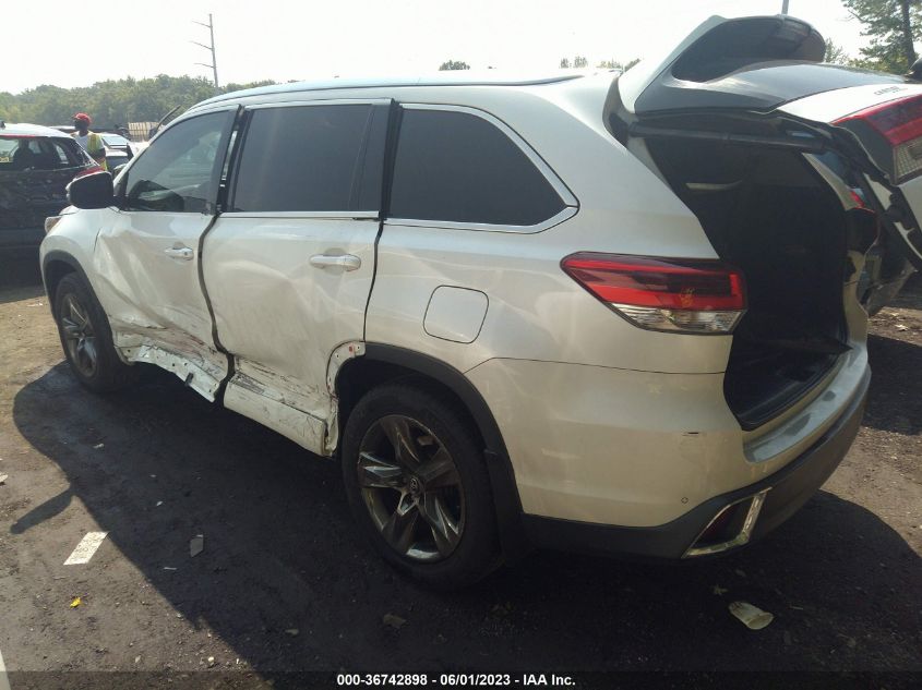 2018 TOYOTA HIGHLANDER LIMITED - 5TDDZRFHXJS494844