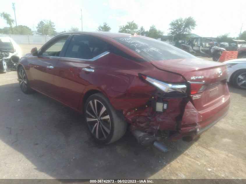 VIN 1N4BL4FV4KC108431 2019 NISSAN ALTIMA 2.5 PLATINUM