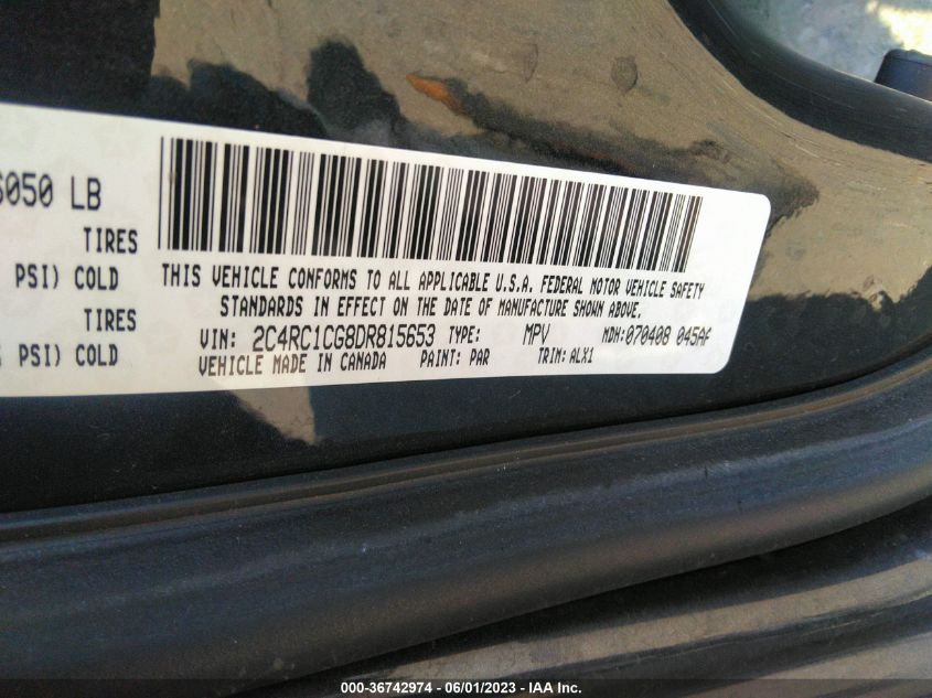 2013 CHRYSLER TOWN & COUNTRY TOURING-L - 2C4RC1CG8DR815653