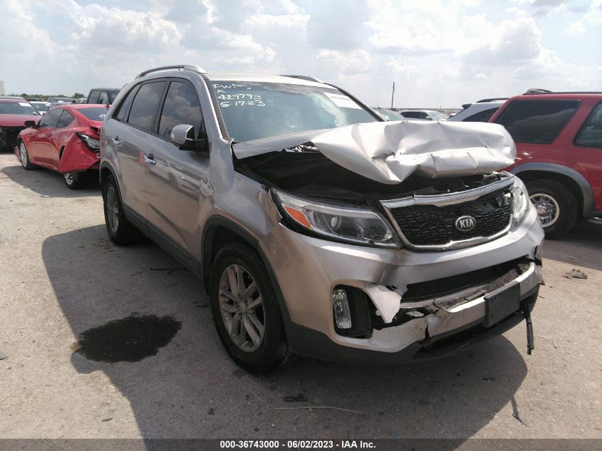 2014 KIA SORENTO LX - 5XYKT4A61EG505136