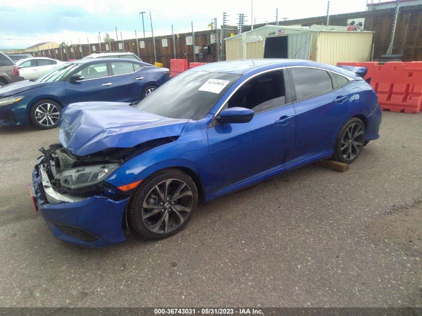 2019 HONDA CIVIC SEDAN SPORT - 2HGFC2F84KH533236