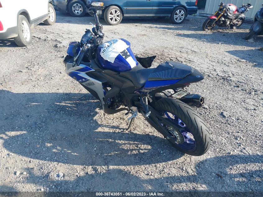 2015 YAMAHA YZFR3 MH3RH06Y5FK001463