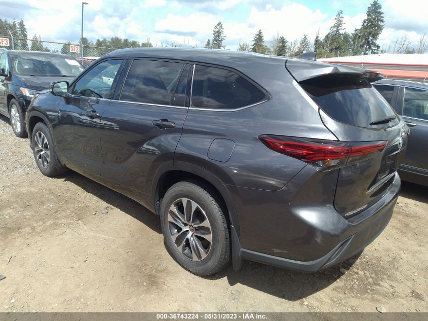 2020 TOYOTA HIGHLANDER XLE - 5TDGZRBH2LS037788