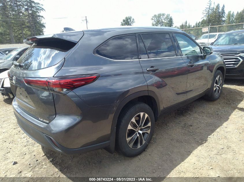 2020 TOYOTA HIGHLANDER XLE - 5TDGZRBH2LS037788