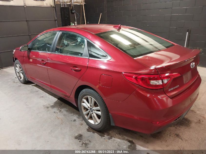 2015 HYUNDAI SONATA 2.4L SE - 5NPE24AF2FH225106