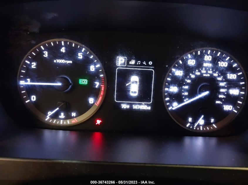 2015 HYUNDAI SONATA 2.4L SE - 5NPE24AF2FH225106
