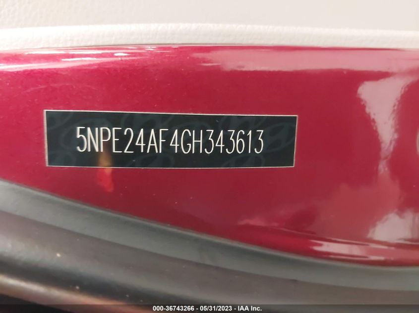 2015 HYUNDAI SONATA 2.4L SE - 5NPE24AF2FH225106