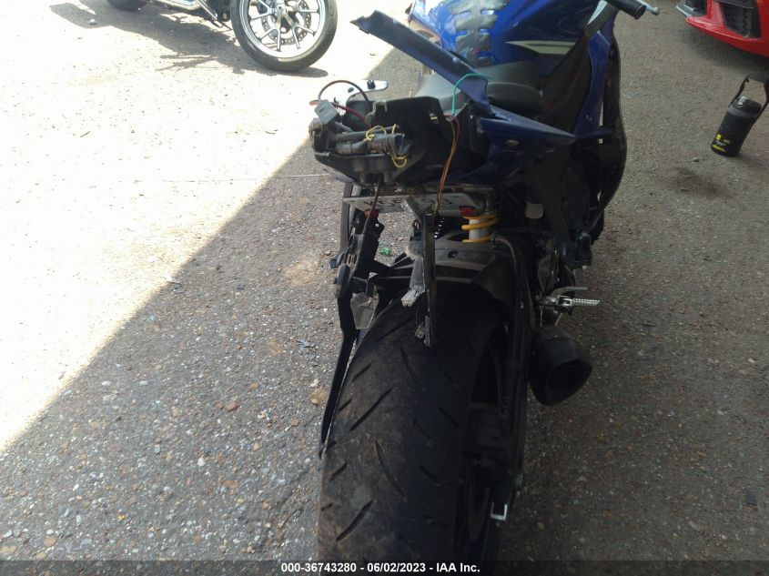 2013 YAMAHA YZFR6 JYARJ16E4DA029851