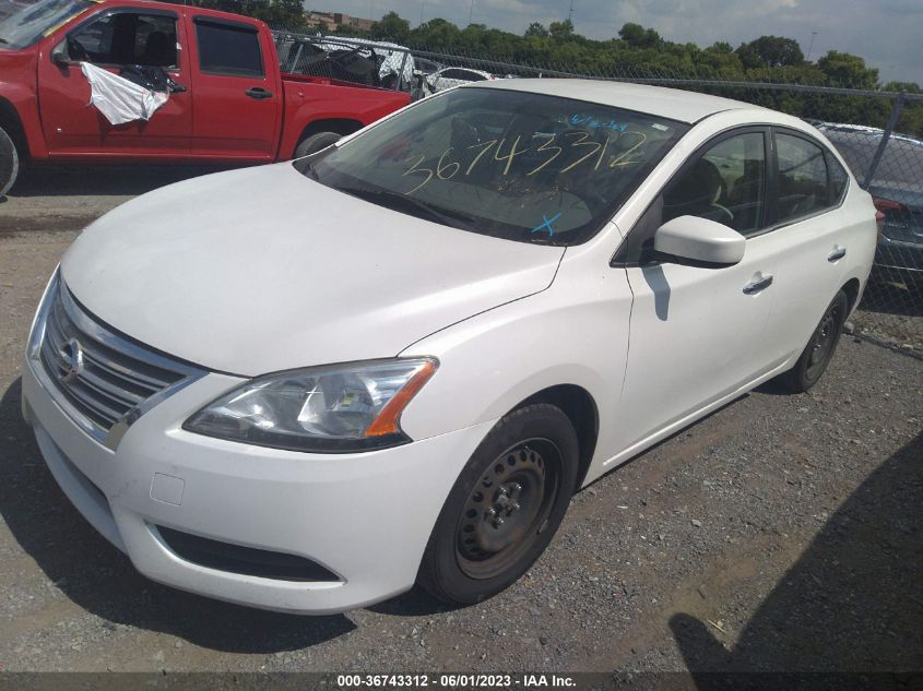 2014 NISSAN SENTRA S/FE+ S/SV/FE+ SV/SR/SL - 3N1AB7AP1EL681561