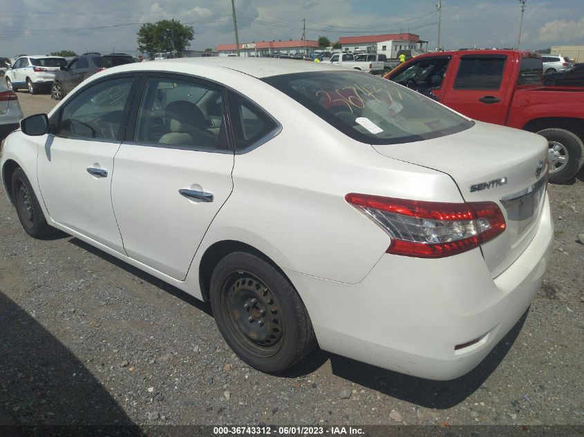 2014 NISSAN SENTRA S/FE+ S/SV/FE+ SV/SR/SL - 3N1AB7AP1EL681561