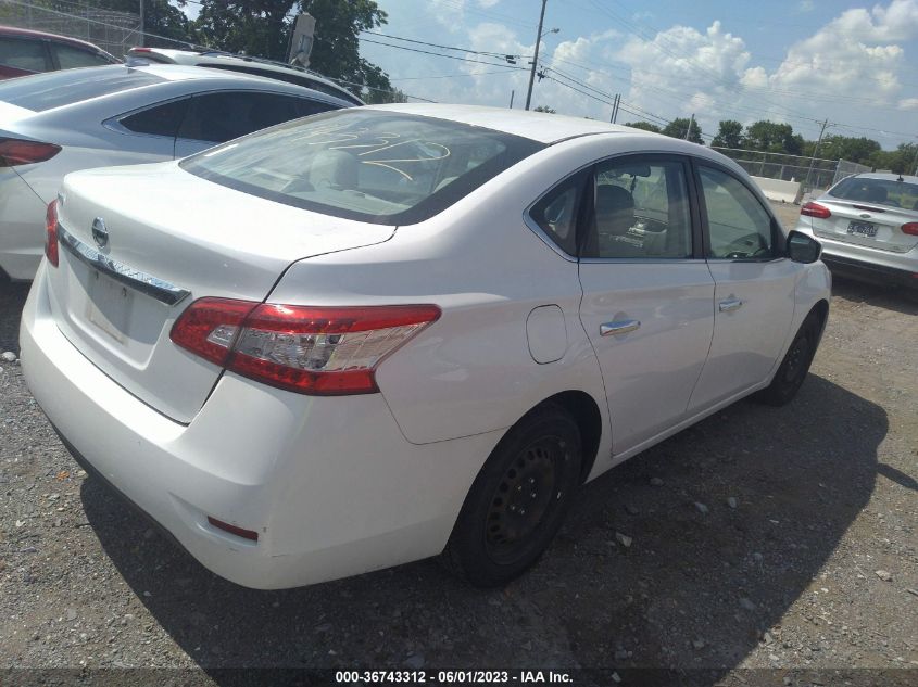 2014 NISSAN SENTRA S/FE+ S/SV/FE+ SV/SR/SL - 3N1AB7AP1EL681561