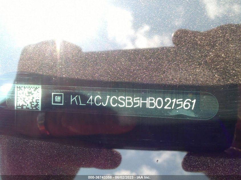 2017 BUICK ENCORE ESSENCE - KL4CJCSB5HB021561