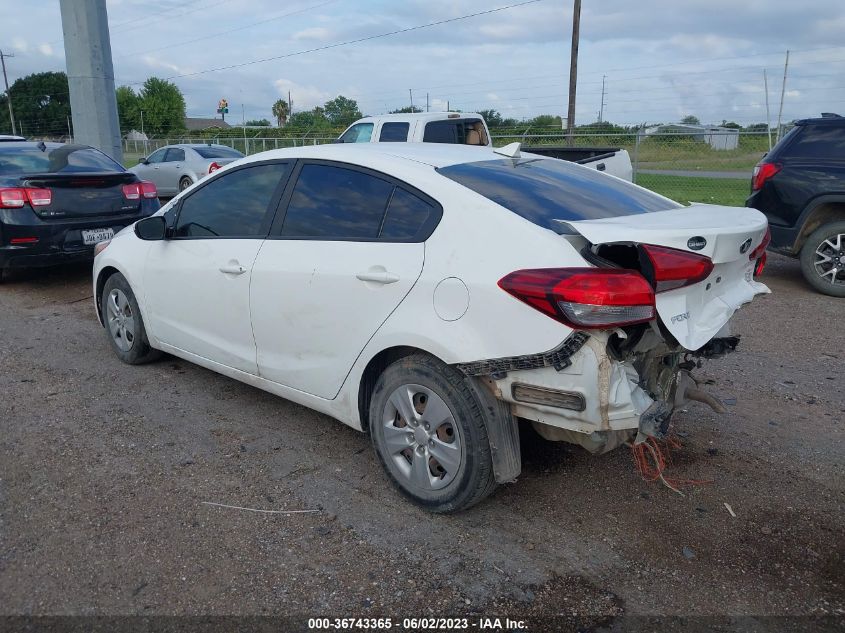 2017 KIA FORTE LX - 3KPFK4A71HE139306